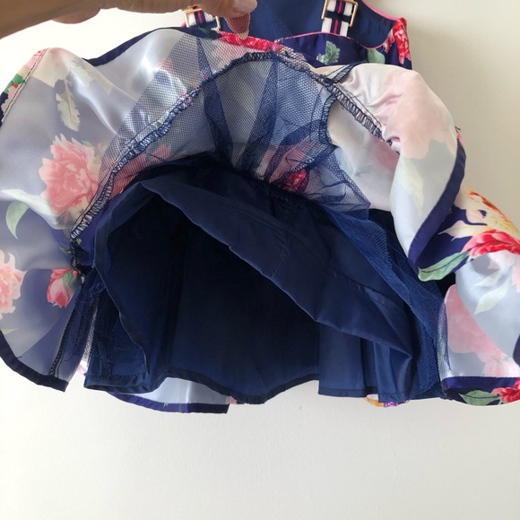 TAHARI Girls floral dress 2T Spring Formal Wedding Easter Church dress NEW - Picture 13 of 16